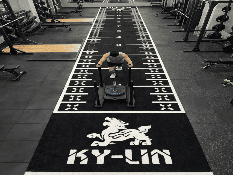 athlete wearing compression gear on turf